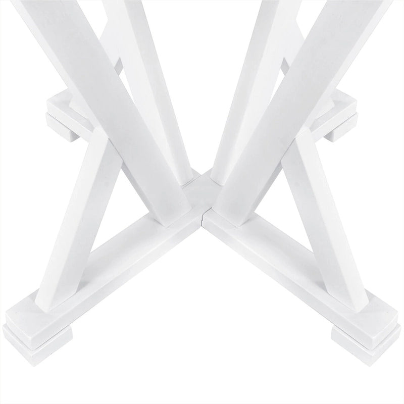 Rustic Farmhouse 5-Piece Counter Height Dining Table Set