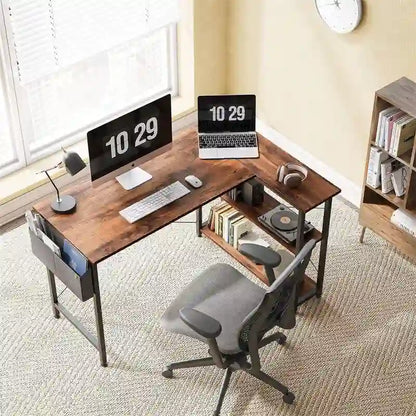 40 Inch Small L Shaped Computer Desk