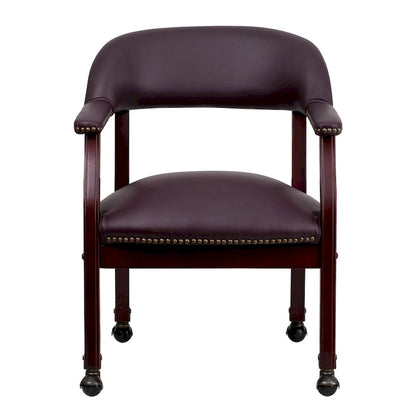 Conference Chair with Accent Nail Trim and Casters