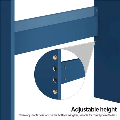 Yaheetech 2-Shelf Bathroom Organizer Over The Toilet,Double Doors