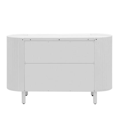 47.80 Inch high quality MDF Sideboard with Adjustable Shelves - 47.80 x 16.50