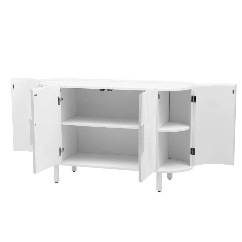 47.80 Inch high quality MDF Sideboard with Adjustable Shelves - 47.80 x 16.50