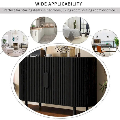 47.80 Inch high quality MDF Sideboard with Adjustable Shelves - 47.80 x 16.50