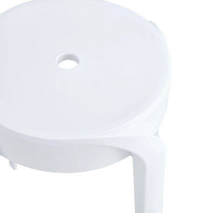 6 Pack Stackable Classroom Stools Plastic Stools Nesting Stools Colorful Round Stools Indoor Outdoor Flexible Seating Stools