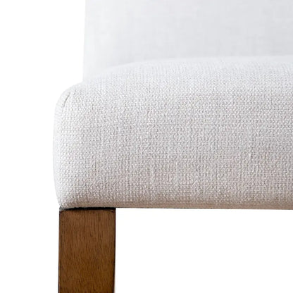 Furniture of America Drystan Rustic Ivory Padded Fabric Dining Chairs (Set of 2)