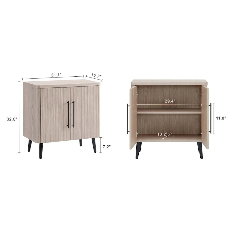 Manhattan Comfort Mid Century- Modern Jodie Accent Cabinet