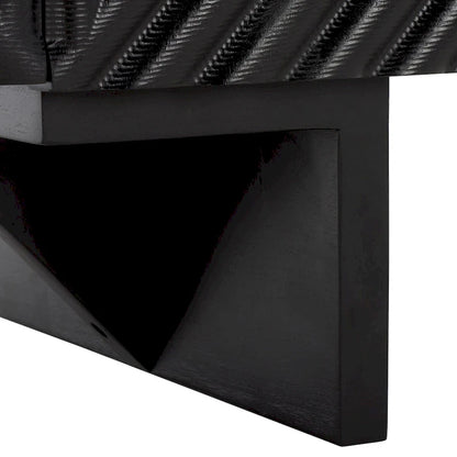 SAFAVIEH Couture Hewitt 4 Door Wood Sideboard - 68Wx18Dx30H