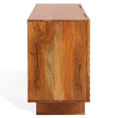 SAFAVIEH Couture Hewitt 4 Door Wood Sideboard - 68Wx18Dx30H